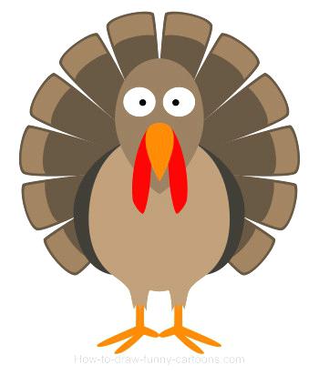 350x412 Drawing Of A Turkey