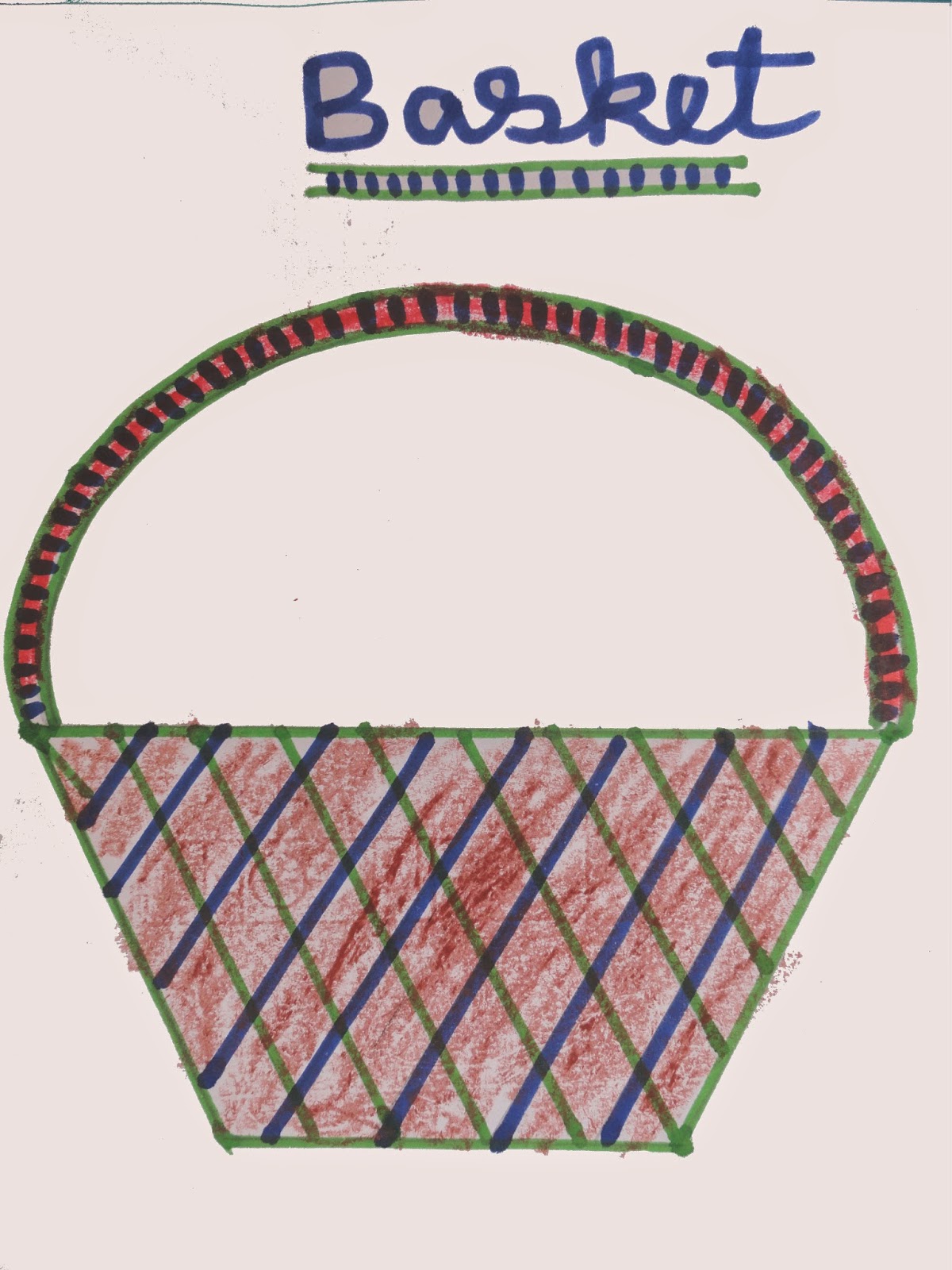 1200x1600 Basket Drawing For Kids Virtual Kidspace