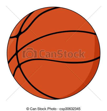 450x470 Vector Illustration Of Basketball Ball Drawing