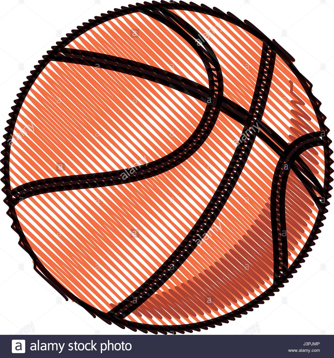 1299x1390 Drawing Basketball Ball Sport Competition Element Stock Vector Art