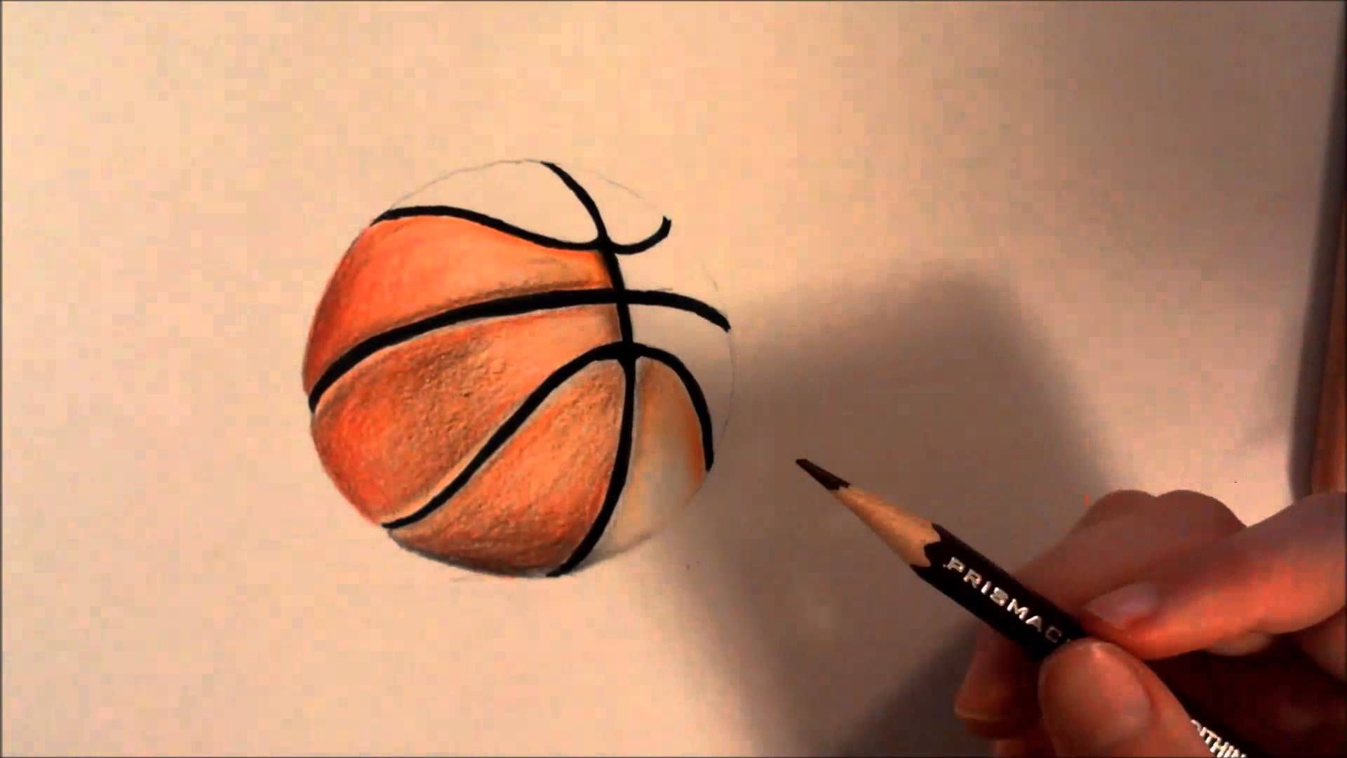 1920x1080 How To Draw A Basketball