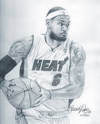 201x251 Illustration Drawing Picture Art Sports Basketball Lebron Wade