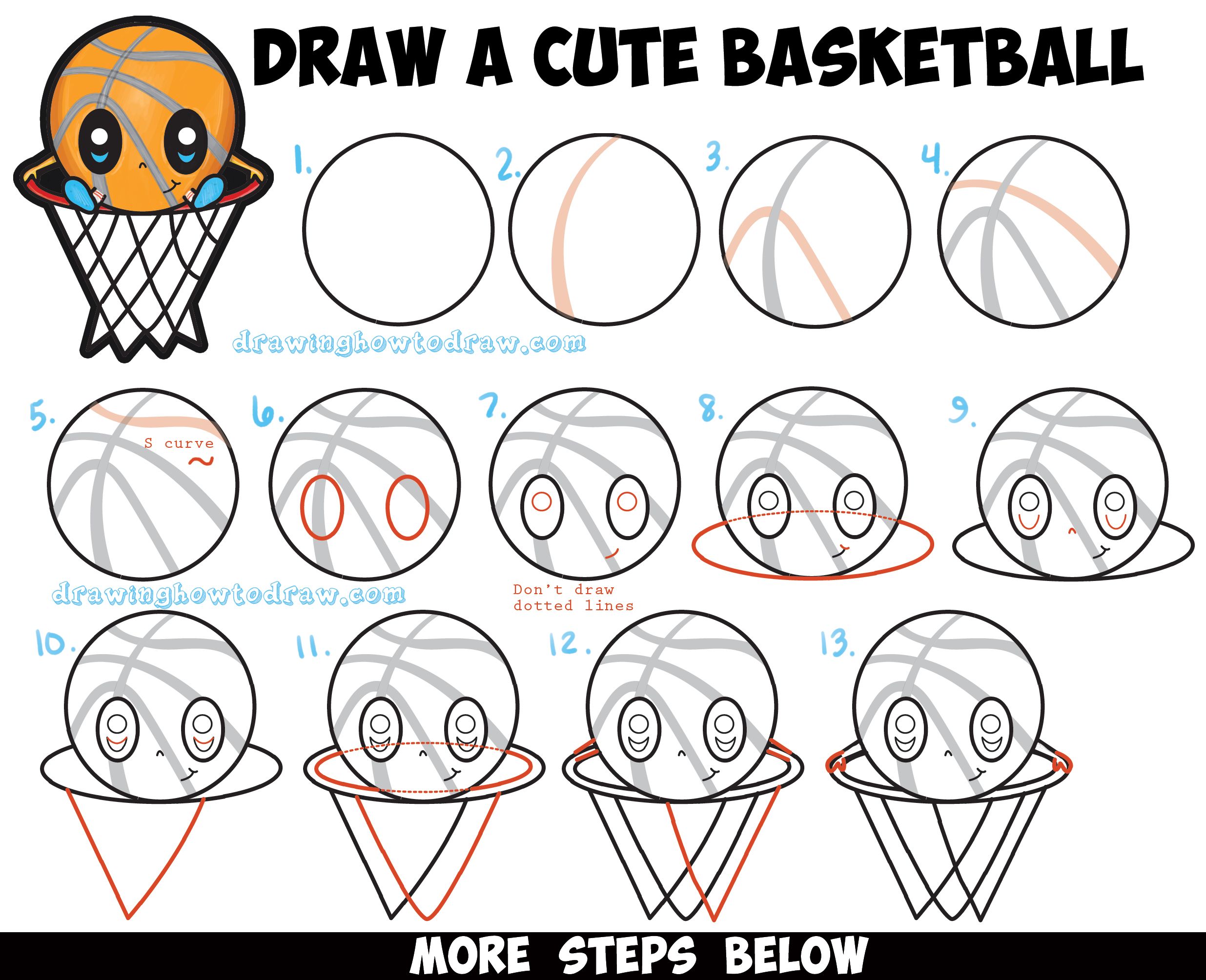2471x2009 How To Draw A Cartoon Basketball Guy (Cute Kawaii Chibi Style)