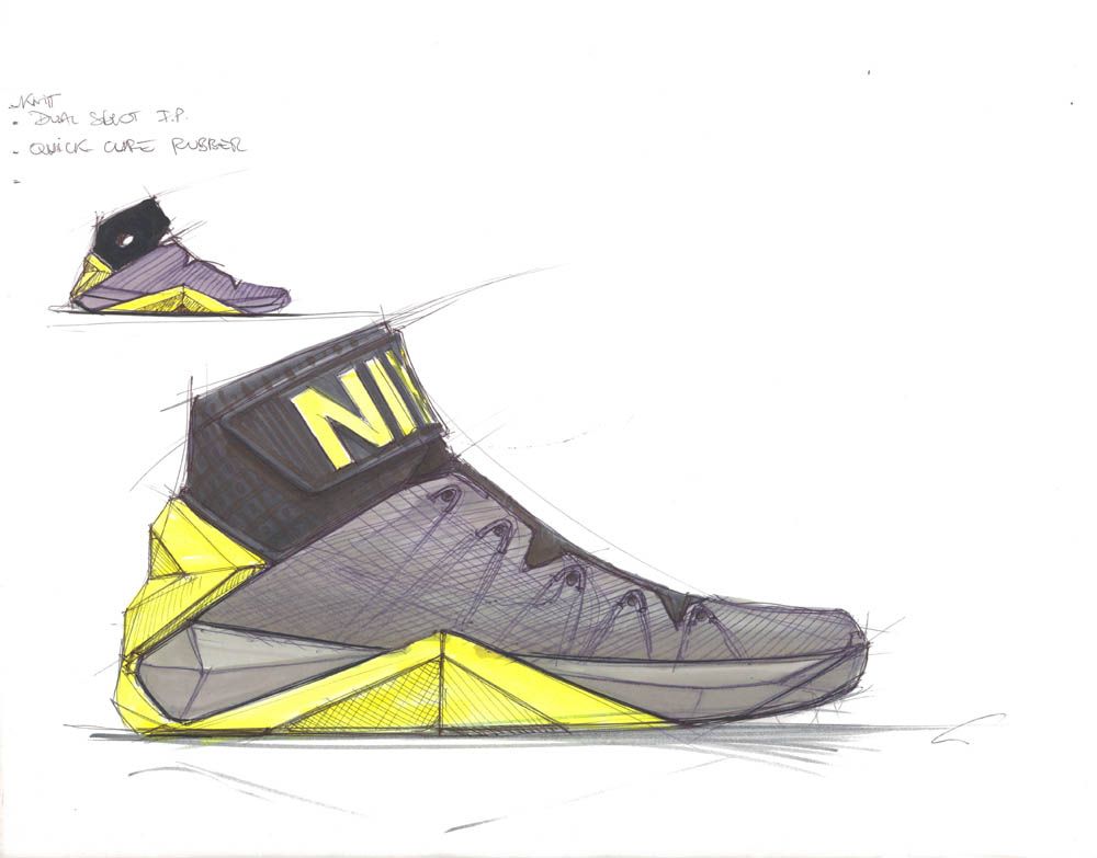 1000x783 Nike Sketching Shoes Sketches And Product Sketch