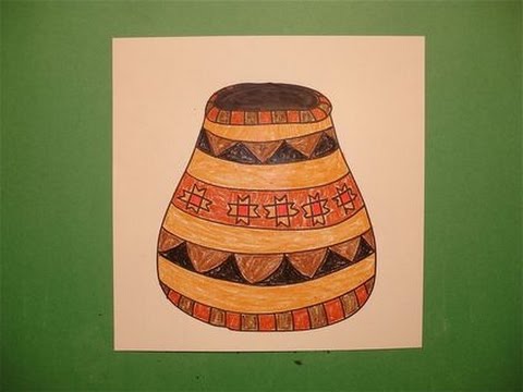 480x360 Let's Draw A Native American Indian Basket!