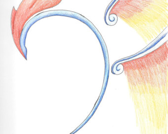 340x270 Bass Clef Drawing Etsy