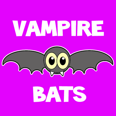 400x400 How To Draw A Cartoon Vampire Bat With Easy Step By Step Drawing
