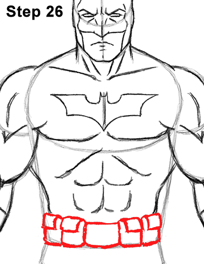 404x523 How To Draw Batman (Full Body)