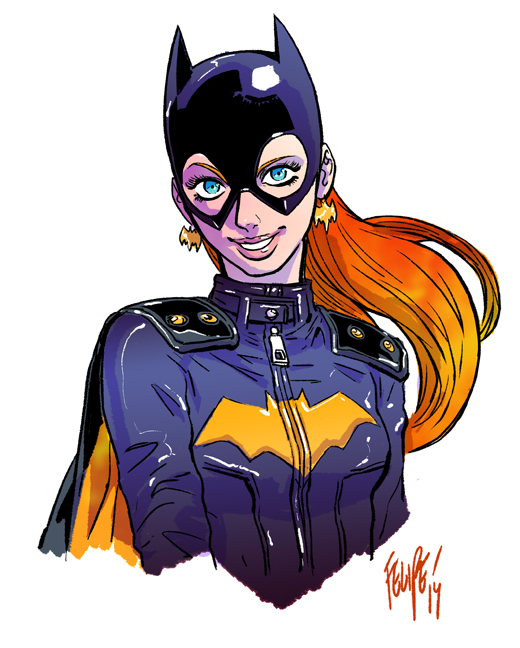 520x648 Batgirl Barbara Gordon By Felipesmith