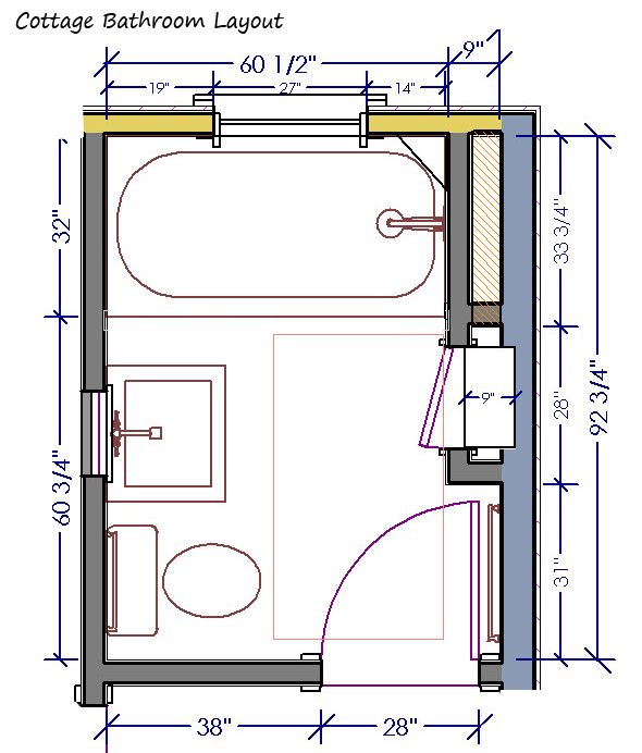 590x692 Cottage Talk Bathroom Layout And Inspiration