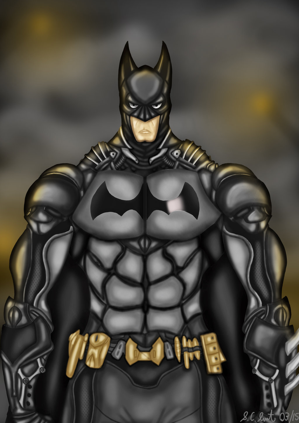 1024x1448 Batman, Arkham Knight By Samo94