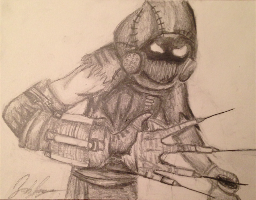 899x703 Scarecrow (Batman Arkham Asylum) Speed Drawing By Thearkhamsage