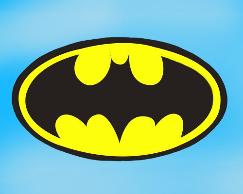 500x400 Learn How To Draw Batman Logo (Batman) Step By Step Drawing