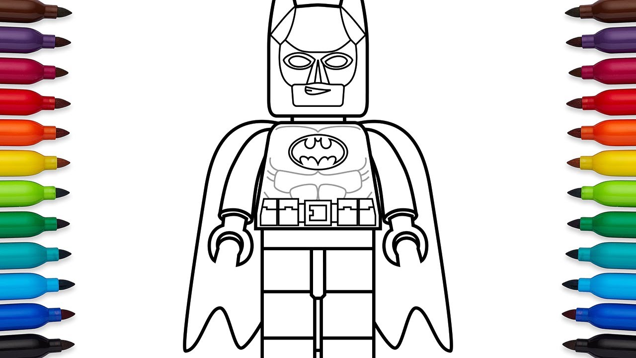 1280x720 How To Draw Lego Batman