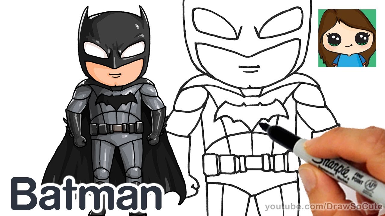 1280x720 How To Draw Batman