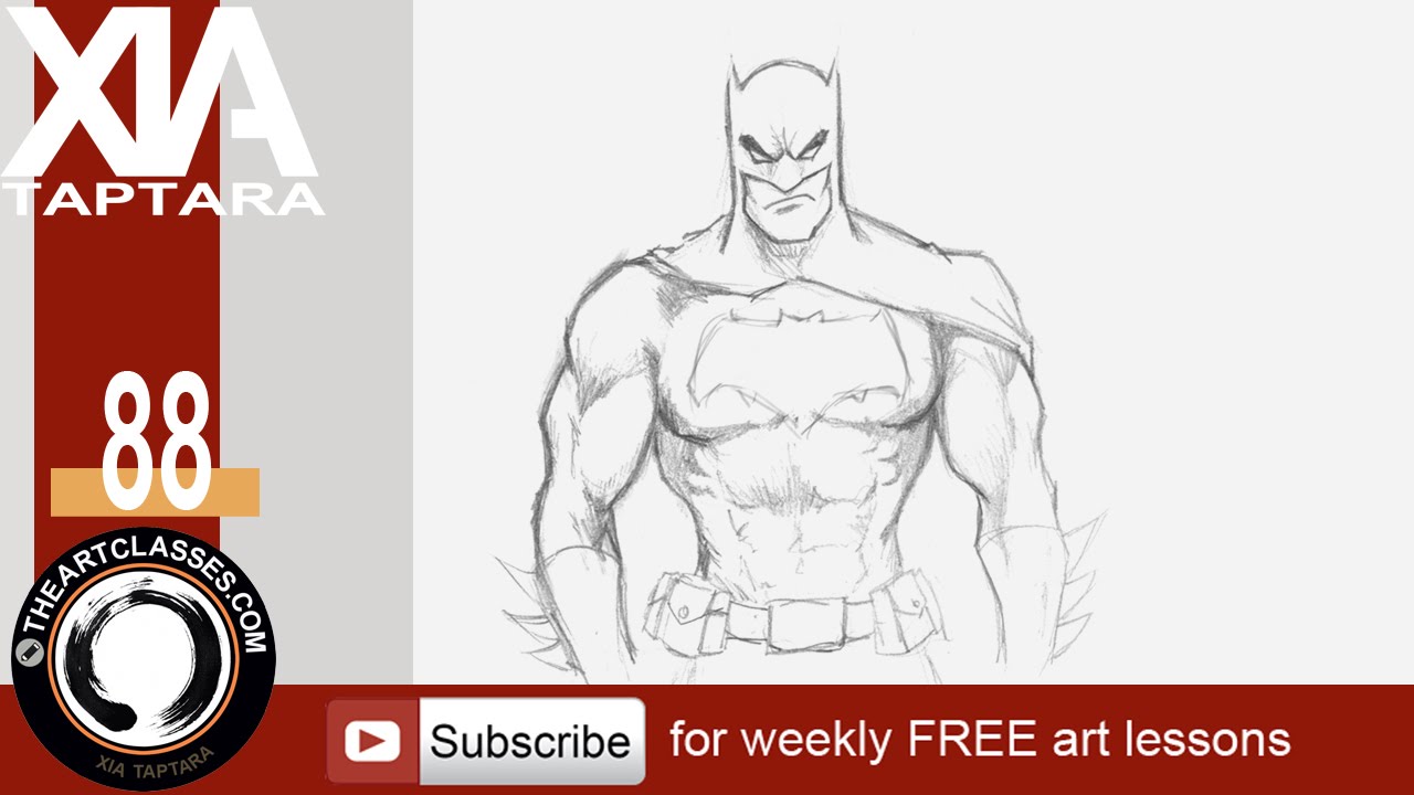1280x720 How To Draw Batman, Dark Knight