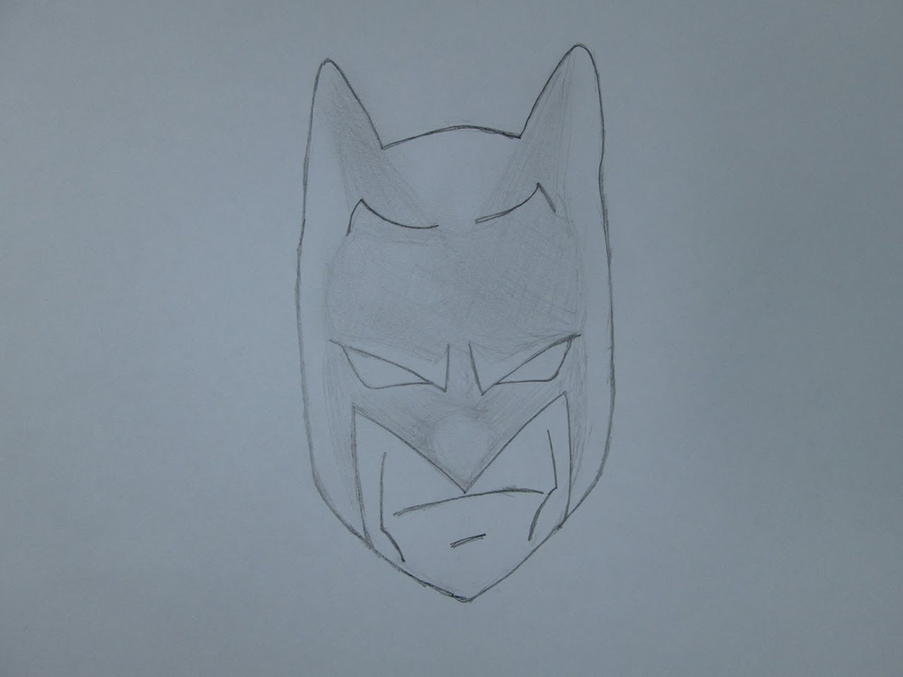 1280x960 How To Draw Batman Face