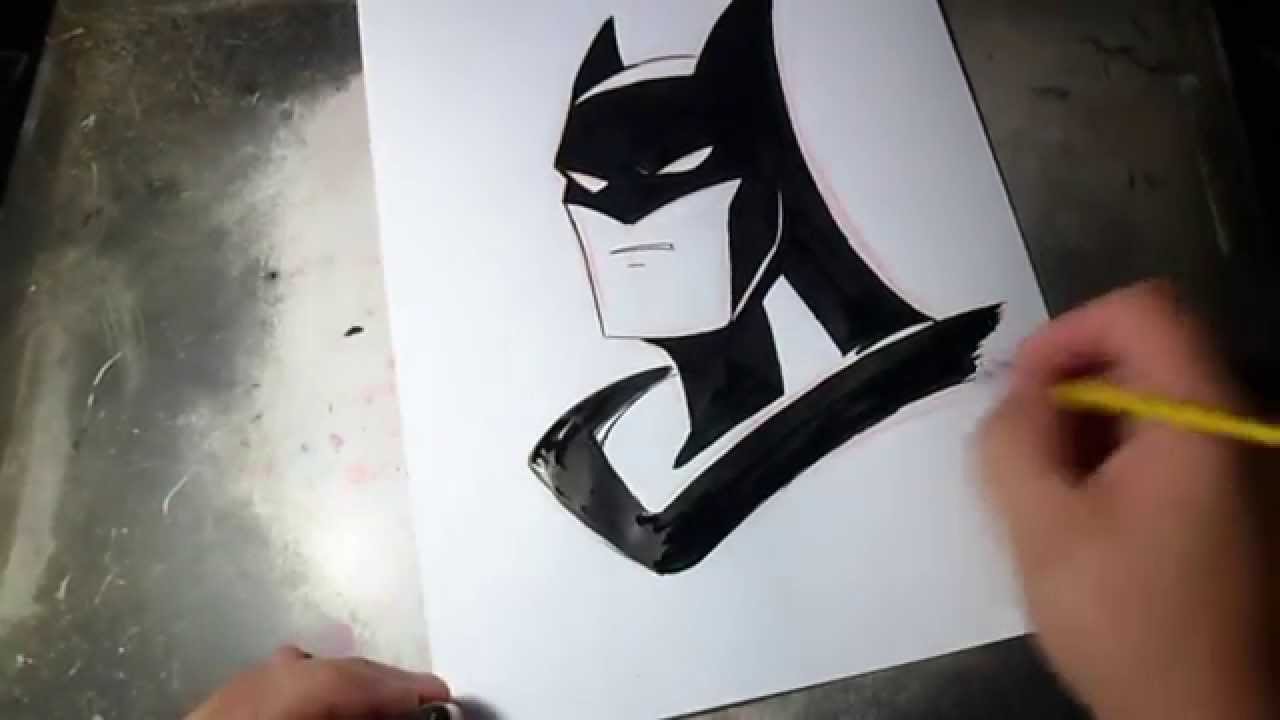 1280x720 How To Draw Head Batman