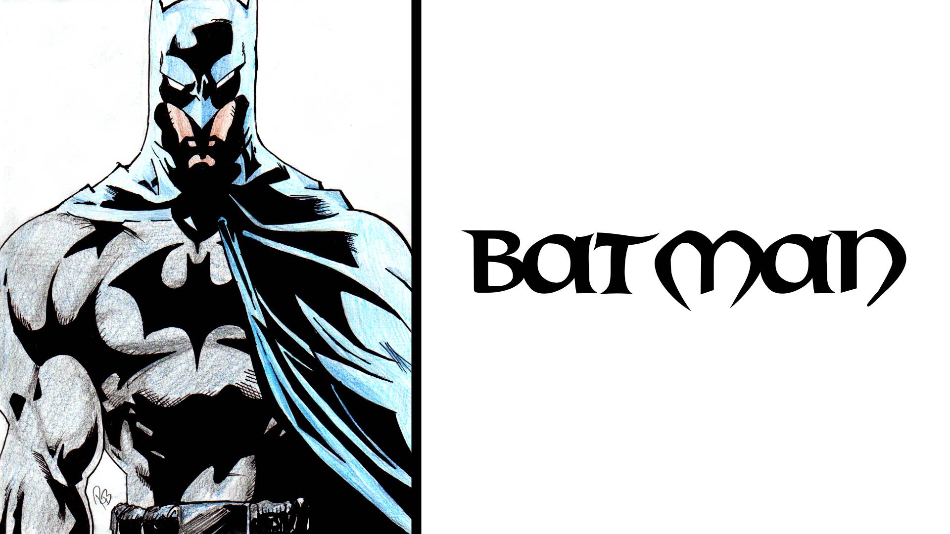 1920x1080 How To Draw Batman