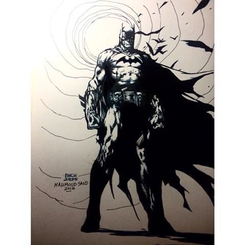 Batman Ink Drawing at GetDrawings | Free download