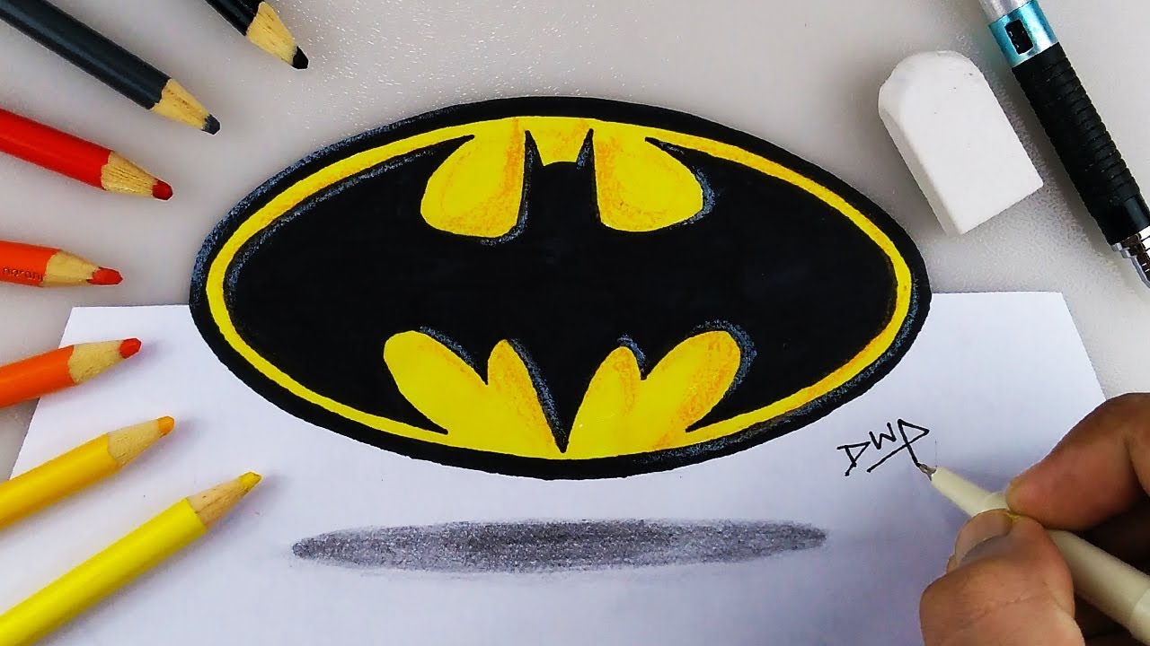 Batman Logo Drawing at GetDrawings | Free download