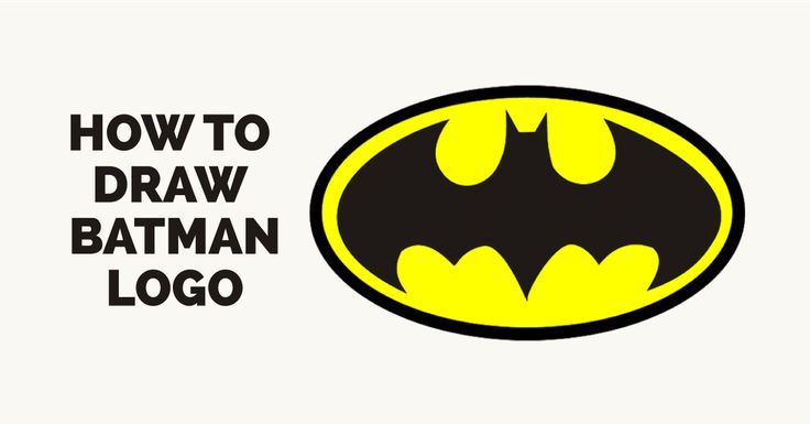 736x385 How To Draw Batman Logo Drawing Guide, Easy Drawings And Drawings