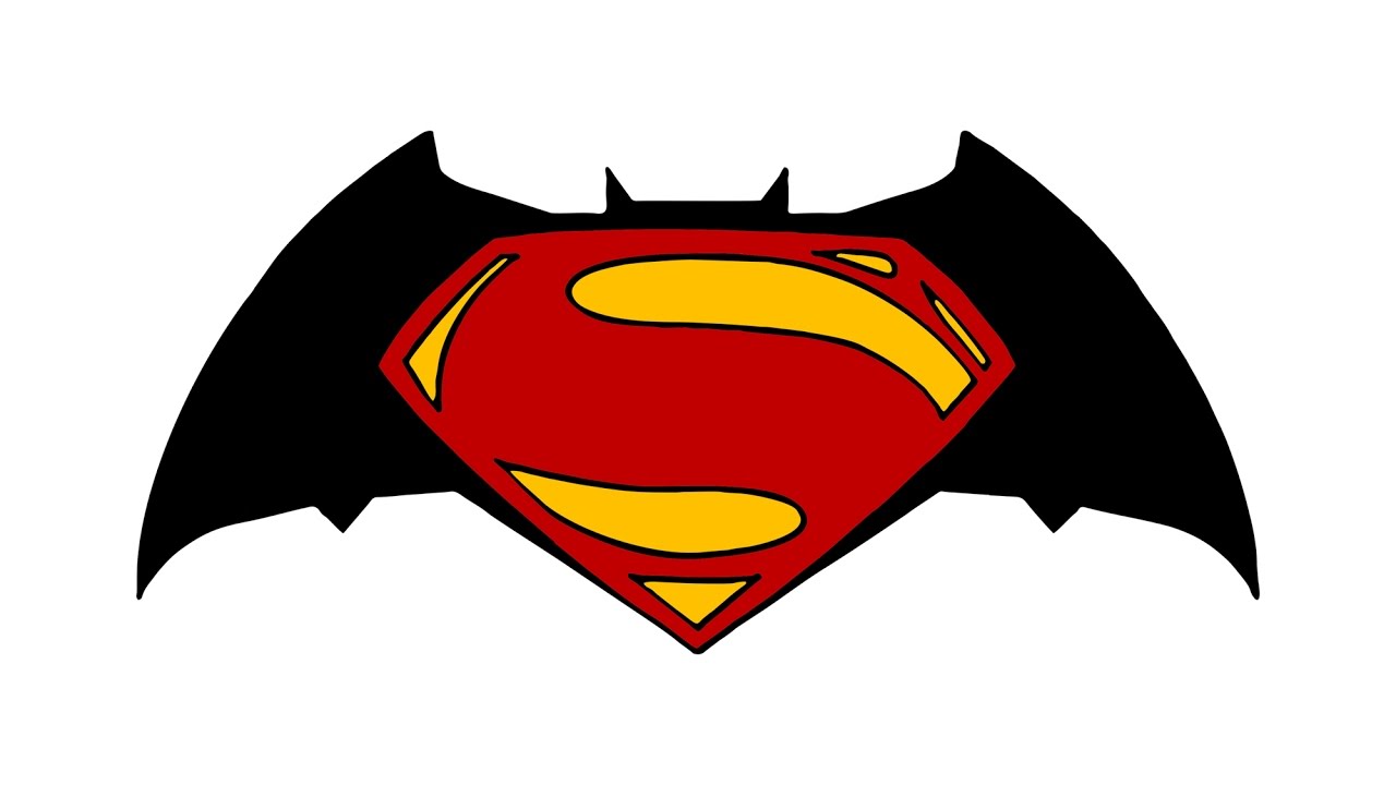 1280x720 How To Draw The Batman V Superman Logo
