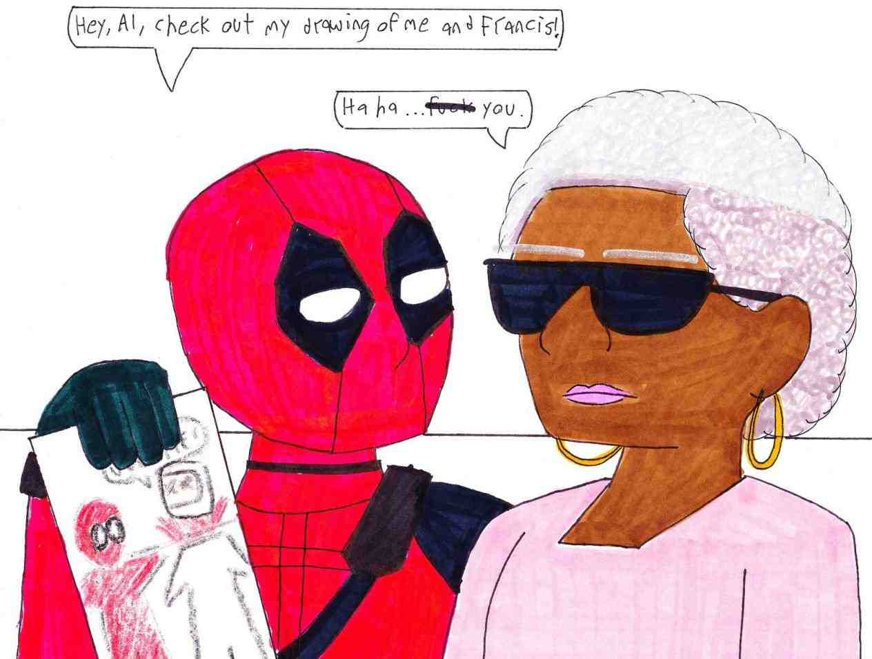 1264x956 Draw Deadpool Pio. Coloring Page For Kids How To Draw Chibi