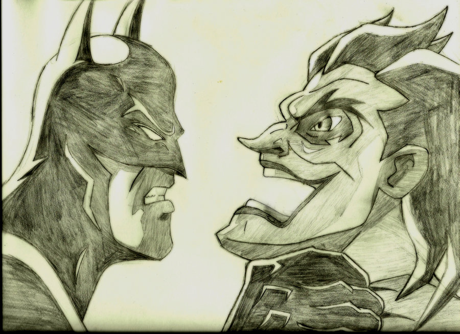 900x654 Batman Vs Joker By El Fox