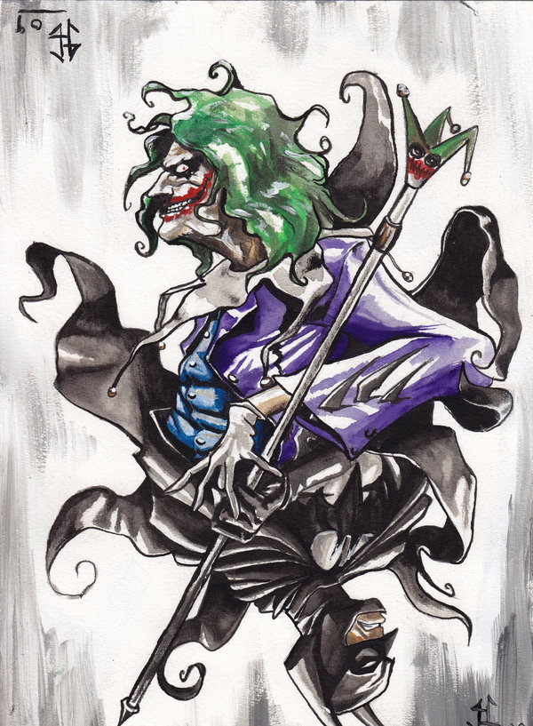 600x817 Joker Vs Batman Card By Justblah