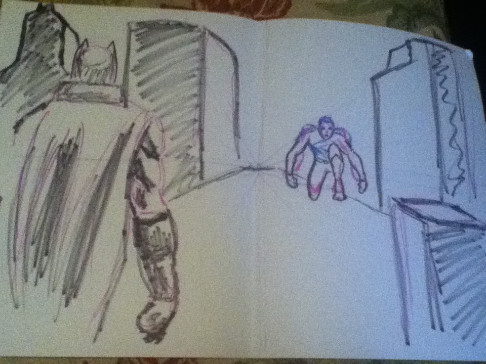 960x720 My Teachers Drawing Of Batman Vs Superman By Oracledk