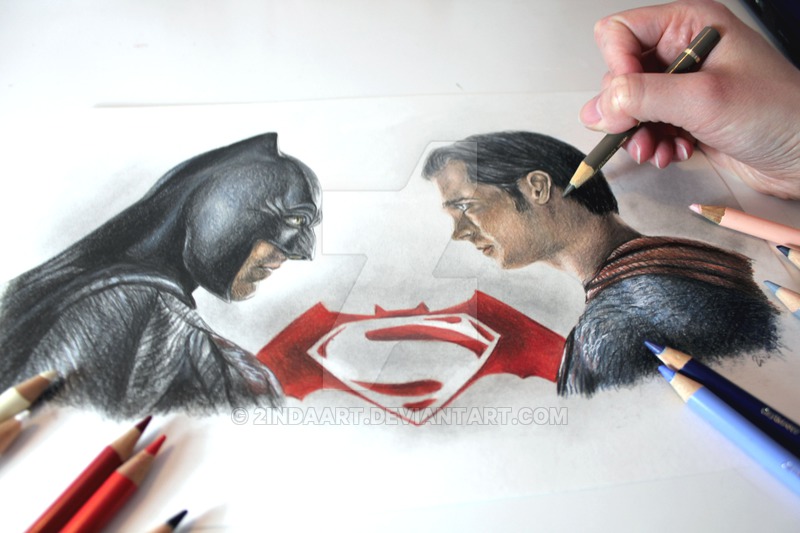 800x533 Batman Vs Superman Drawing By 2indaart