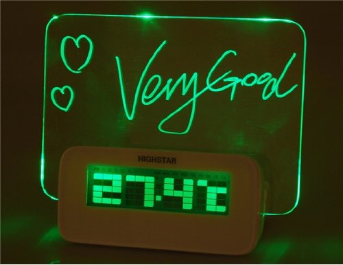 500x387 Novelty Batteries Amp Usb Powered Decorate Green Backlight Desk