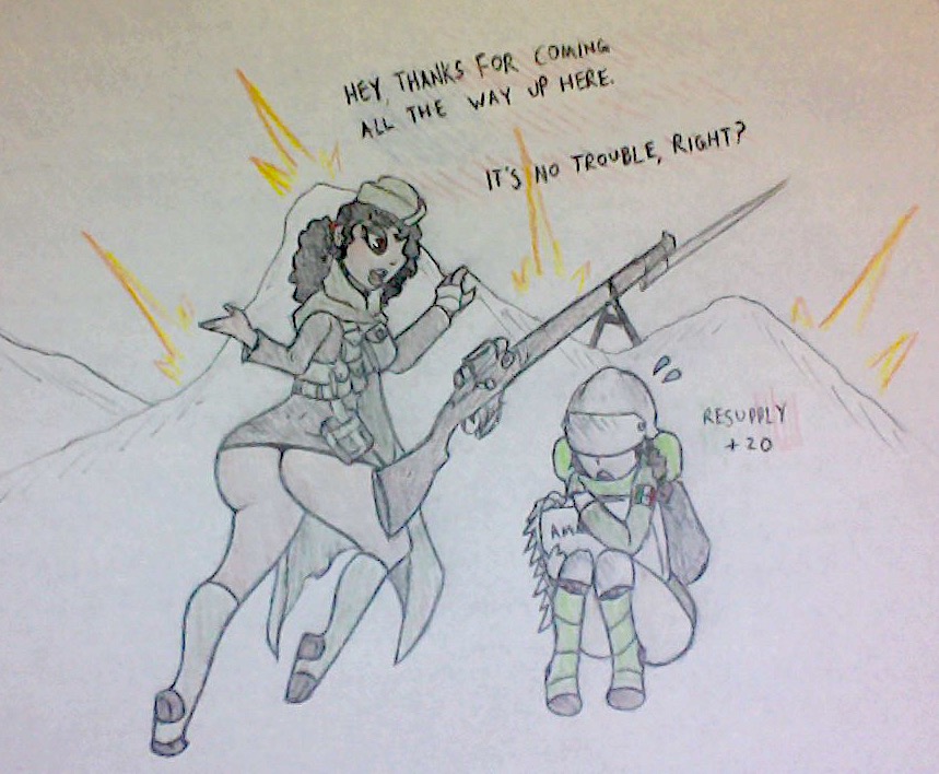 859x708 Battlefield 1 Courtney The Scout By Drawbba The Hutt