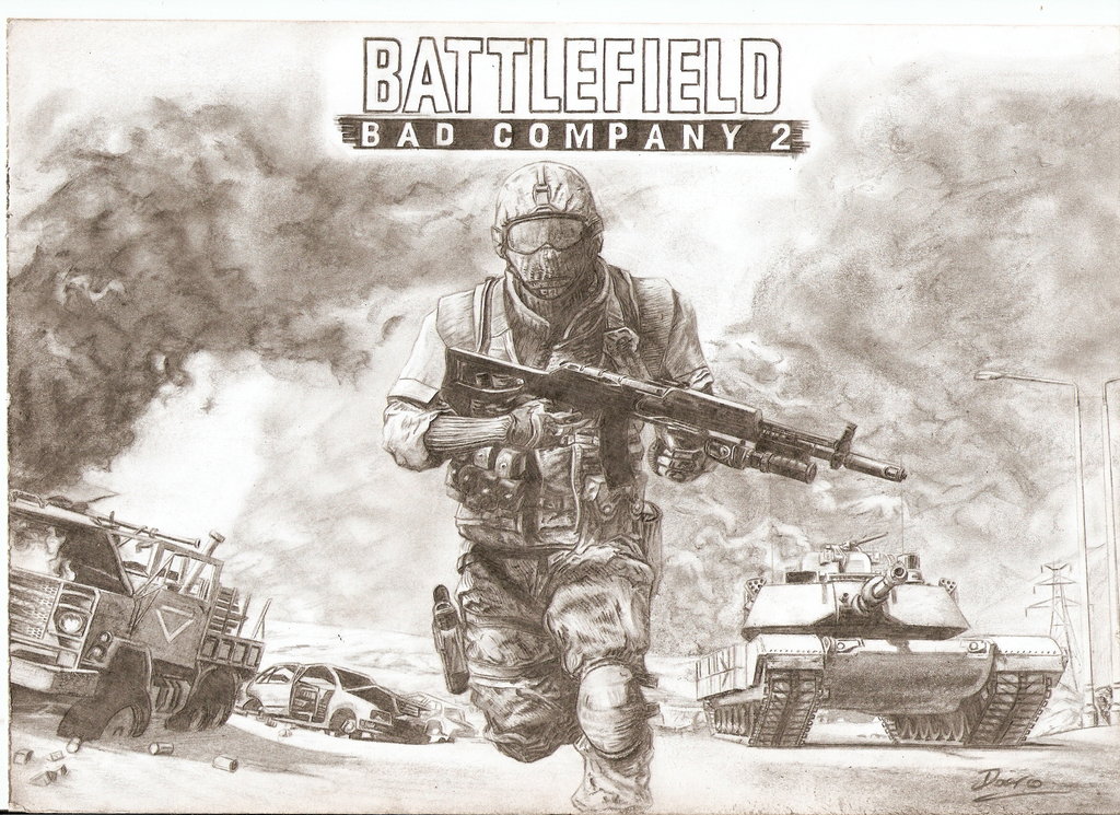 1024x745 Battlefield Bad Company By Daro08