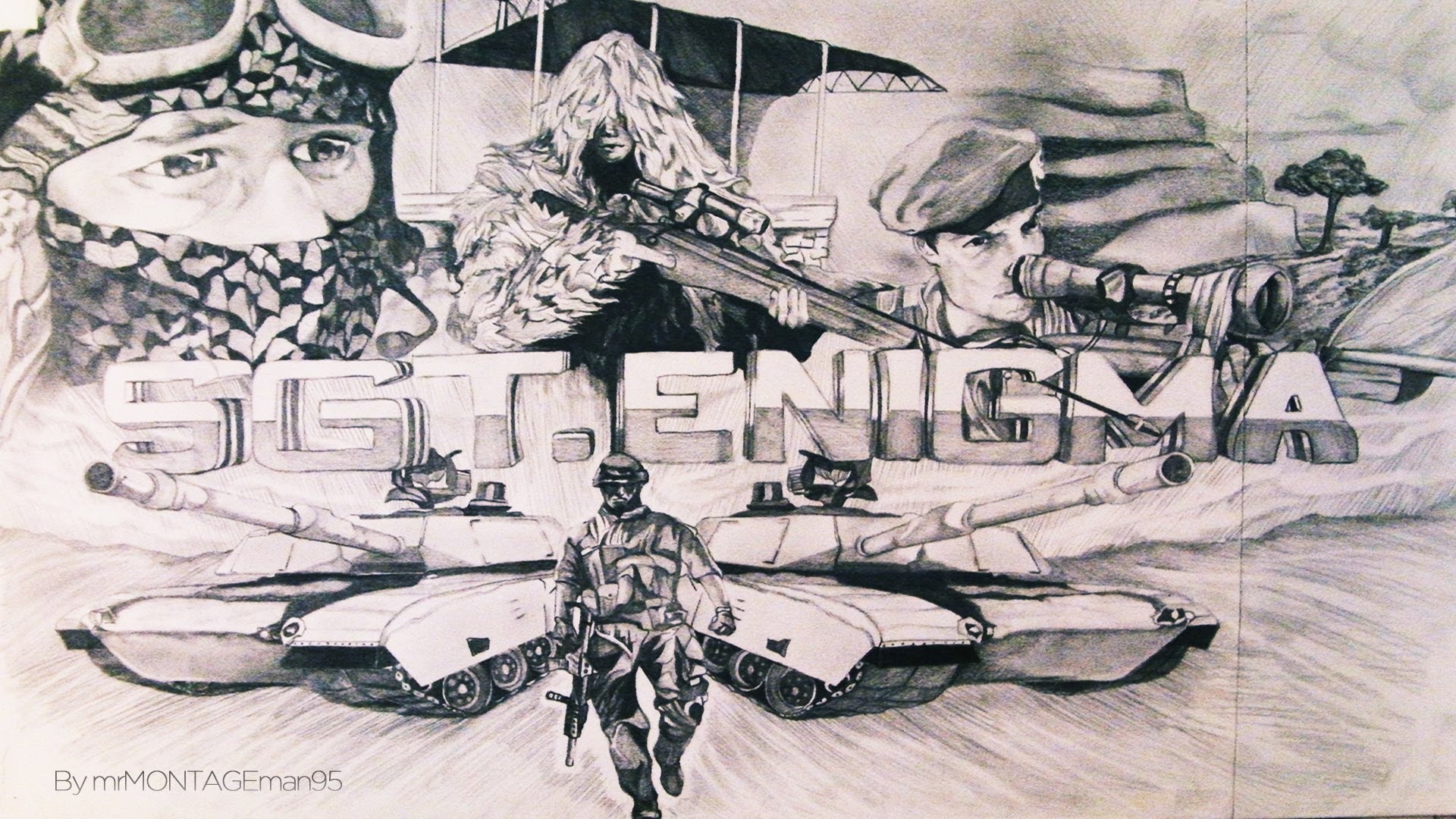 1920x1080 Battlefield Drawing (Sgt.enigma Tribute)
