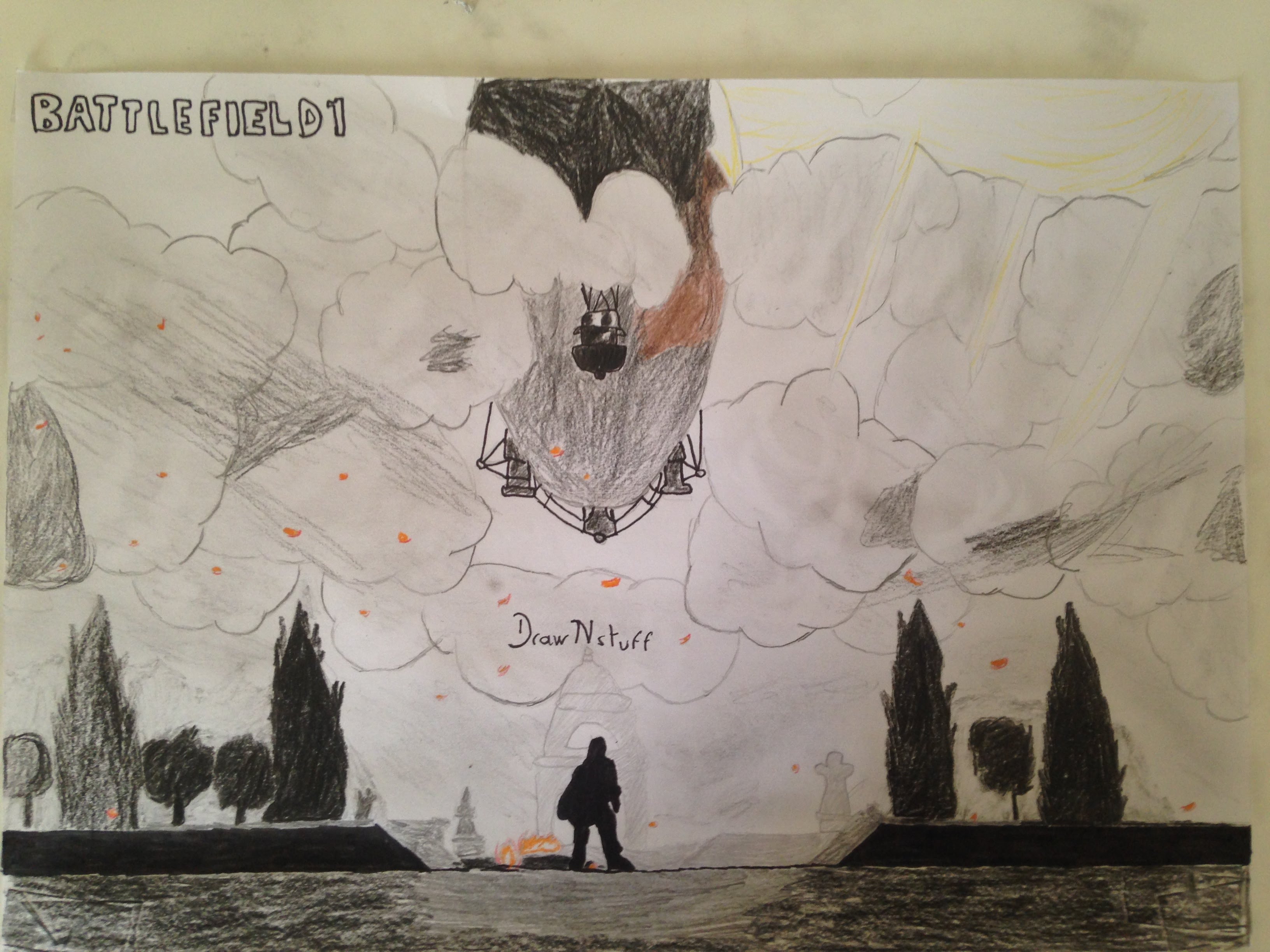 3264x2448 Speed Drawing Battlefield 1