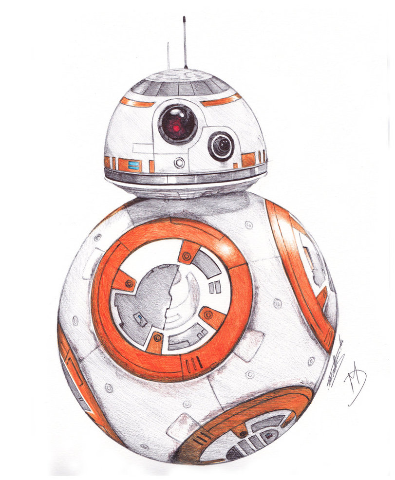 811x986 Bb 8 Ballpoint Pen Drawing By Demoose21