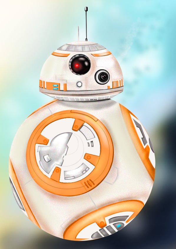598x844 Learn How To Draw Bb 8 From Star Wars (Star Wars) Step By Step