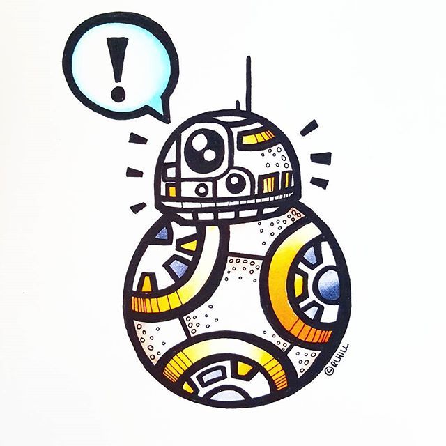 640x640 This Has Got To Be The Most Adorable Bb8 Drawing Ever! It Was