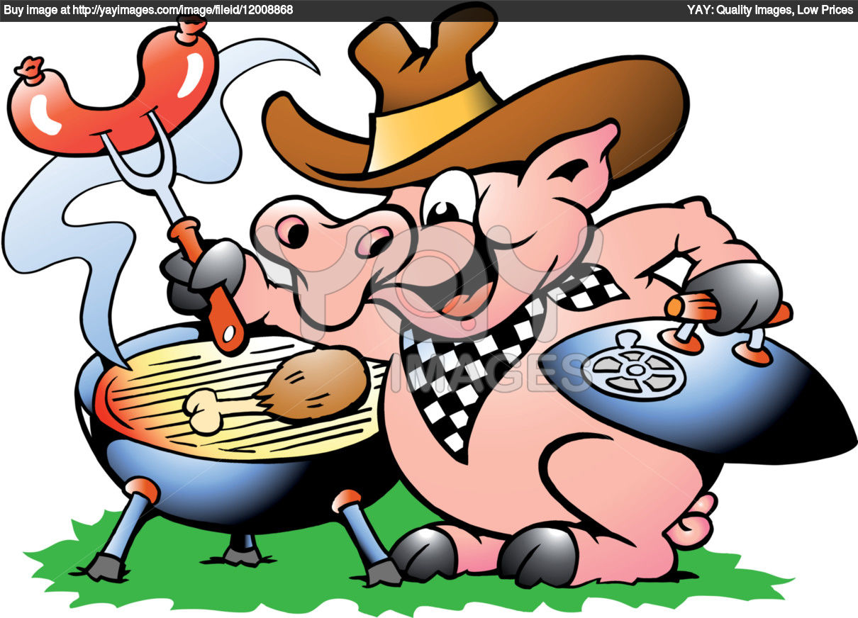 1210x872 Drawing Of Pig Bbq