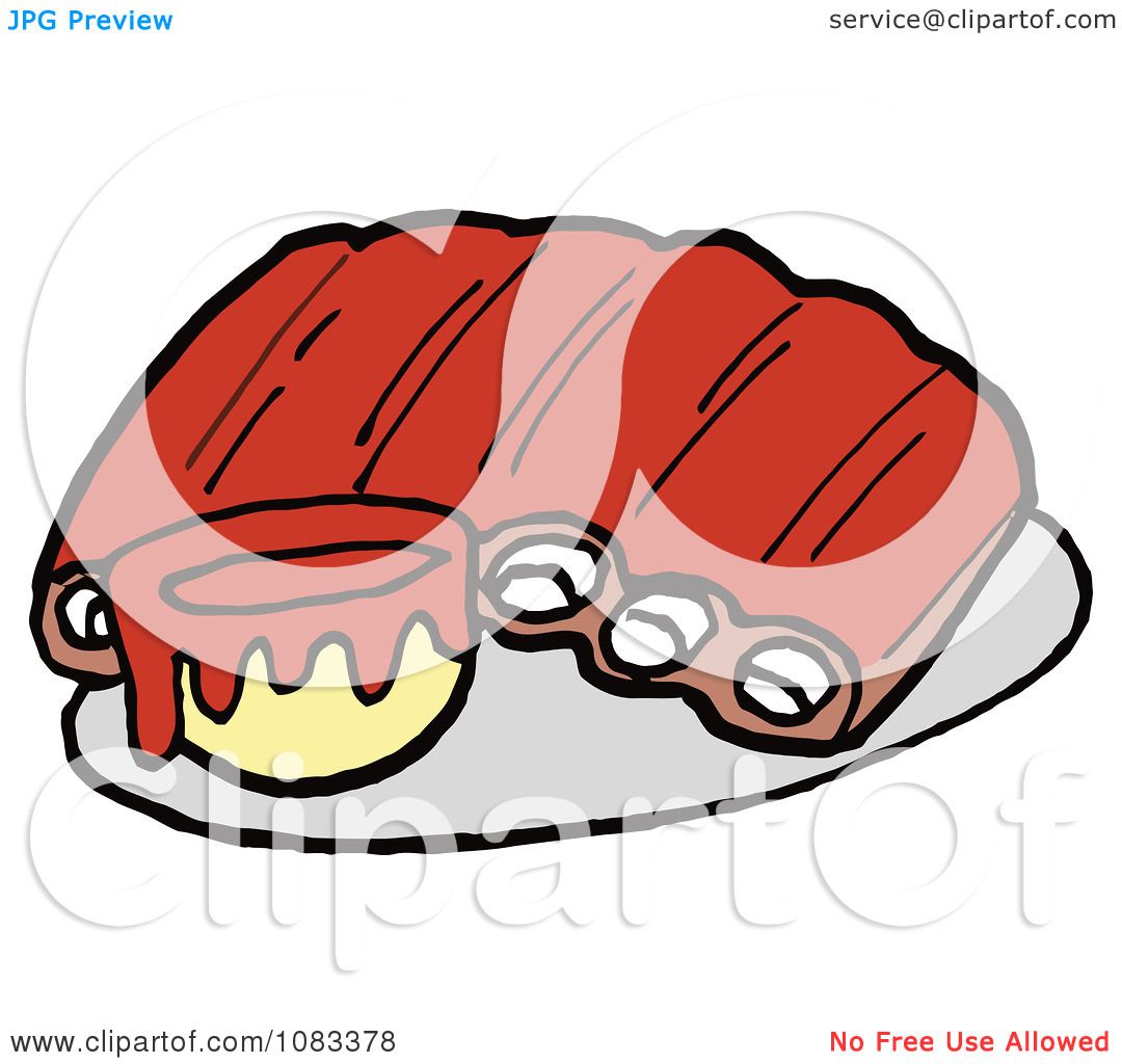 1080x1024 Clipart Ribs And Bbq Sauce
