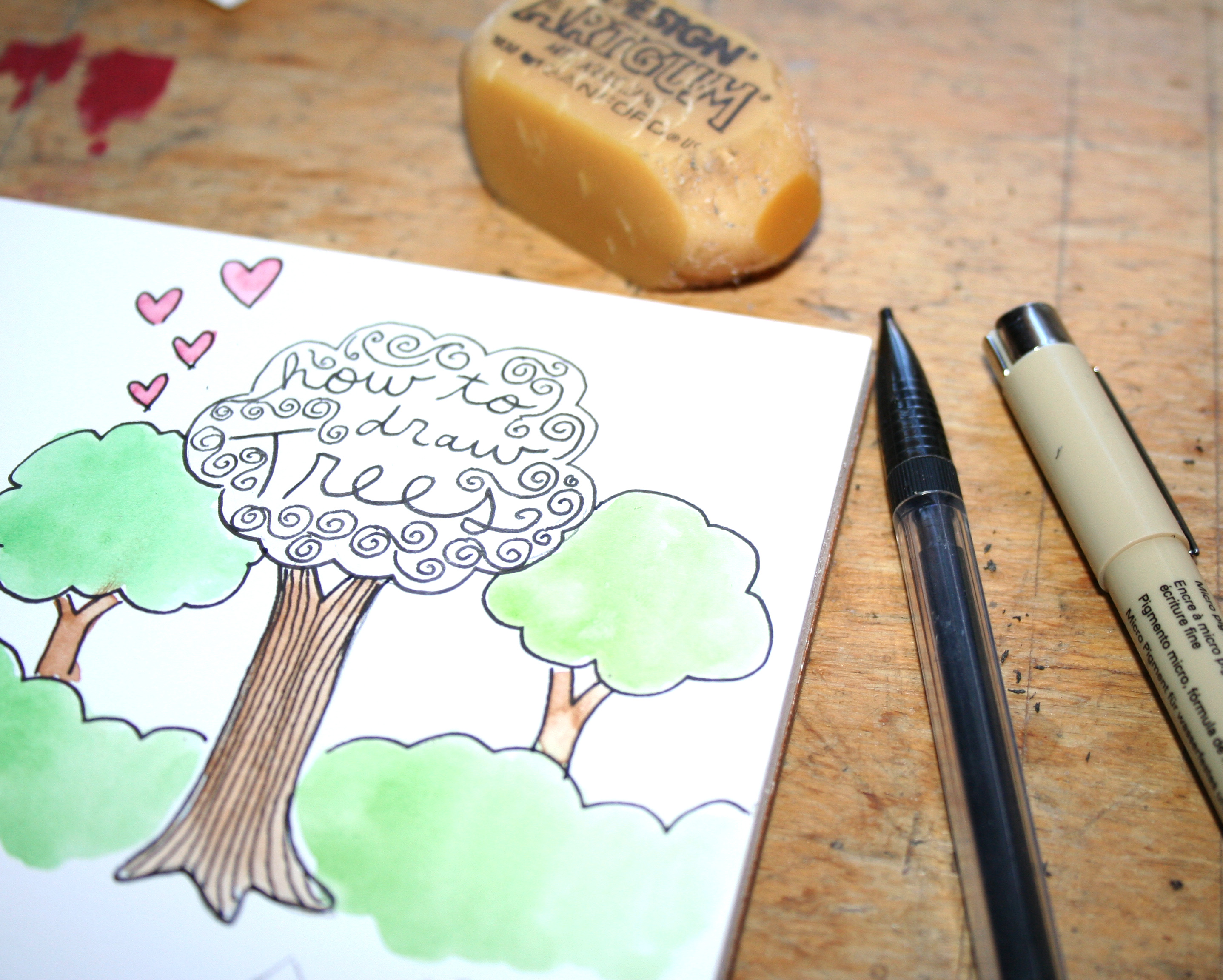 2875x2304 Learn How To Draw Trees With 2 Simple Methods