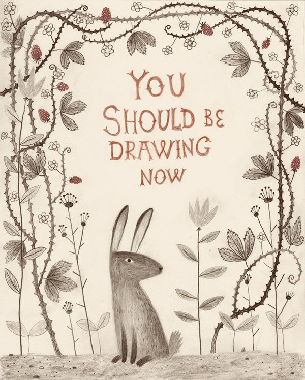600x748 You Should Be Drawing Right Now