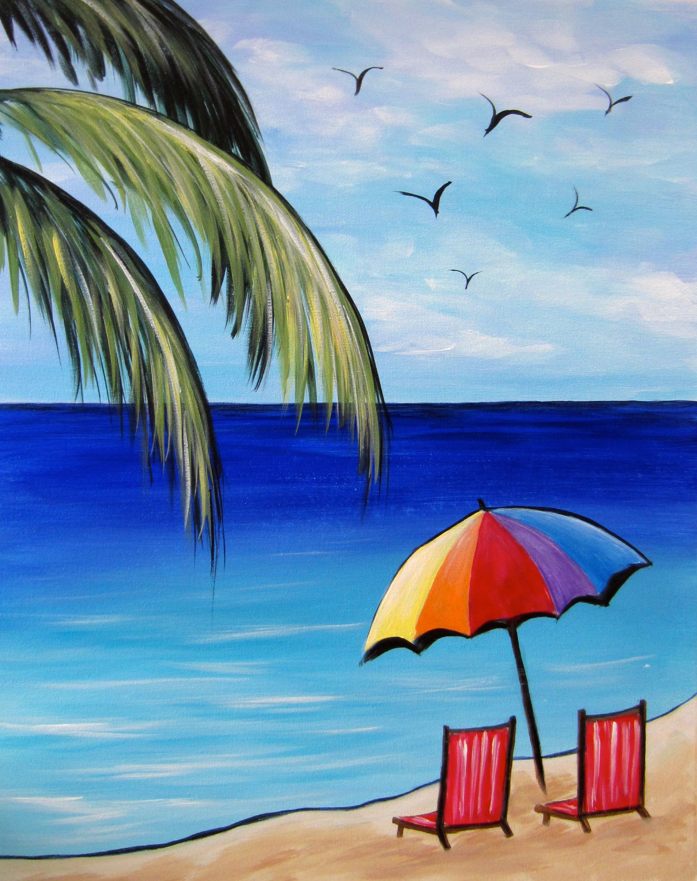 Beach Drawing Ideas at GetDrawings | Free download