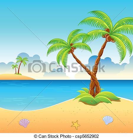 450x470 Art Drawing Of The Beach