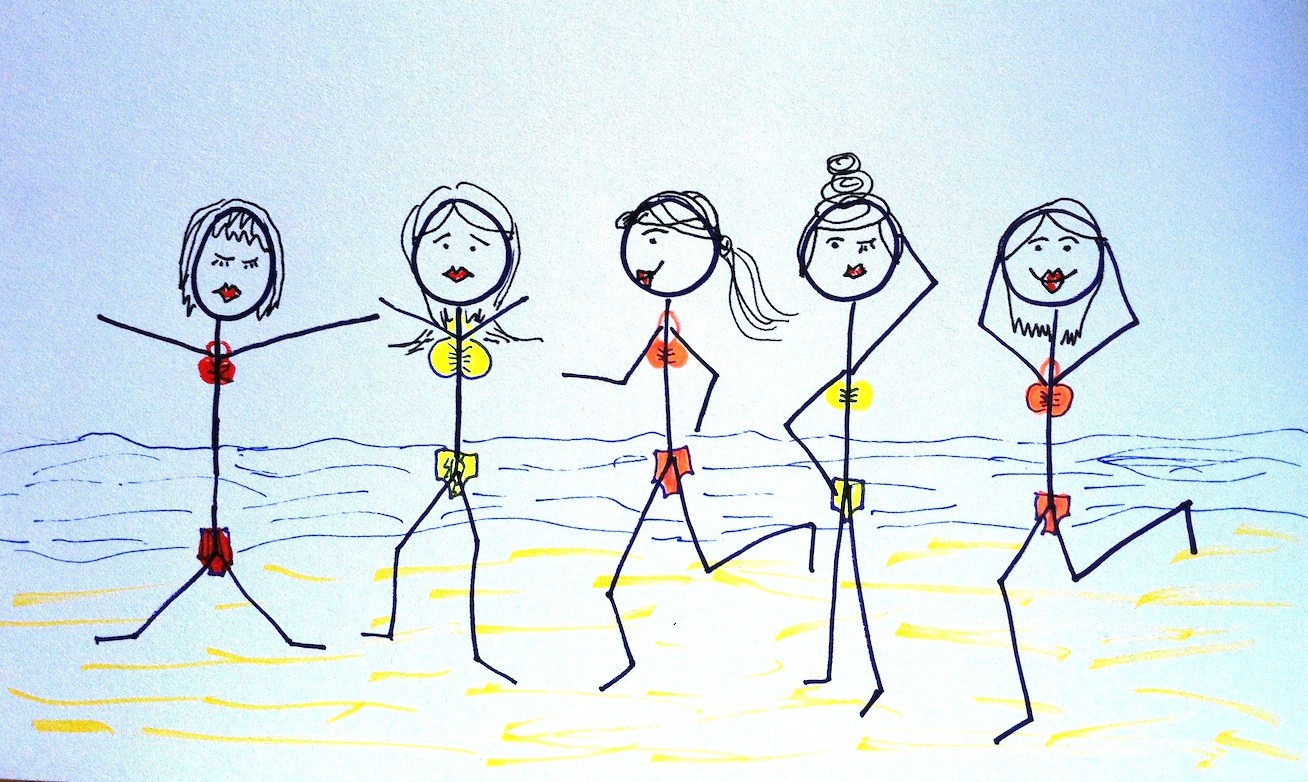1308x782 Stickman Drawing Challenge Day 10 At The Beach