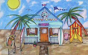 300x188 Beach House Drawings