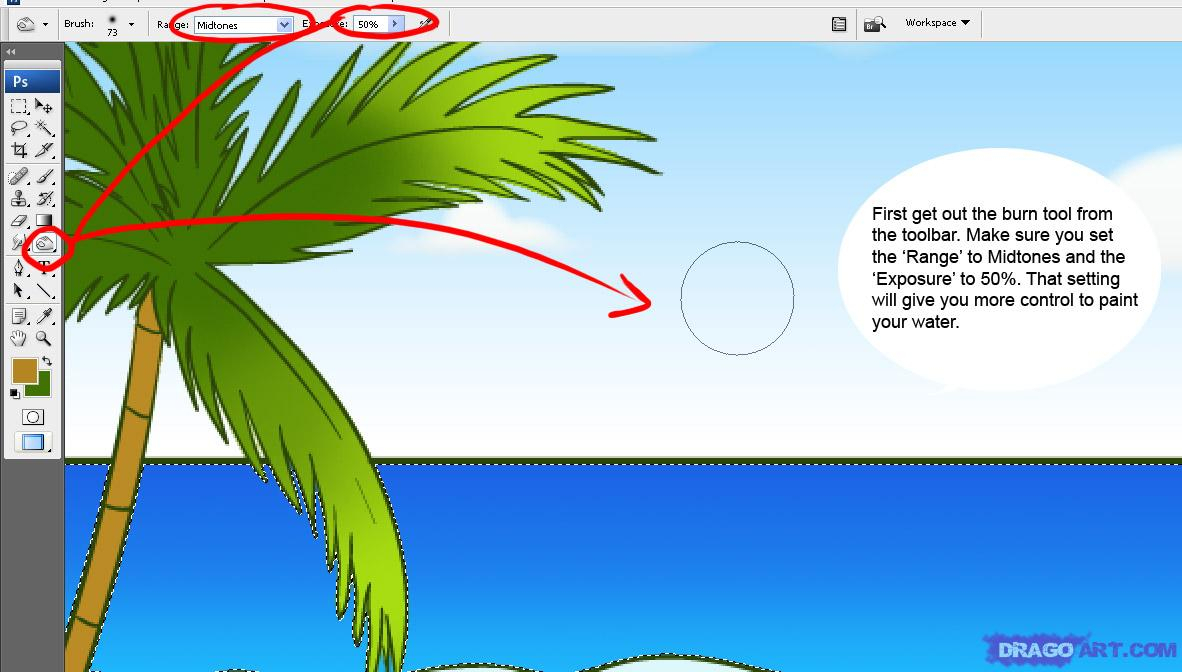 1182x672 Beach Scene For Drawing How To Draw A Beach Scene, Stepstep