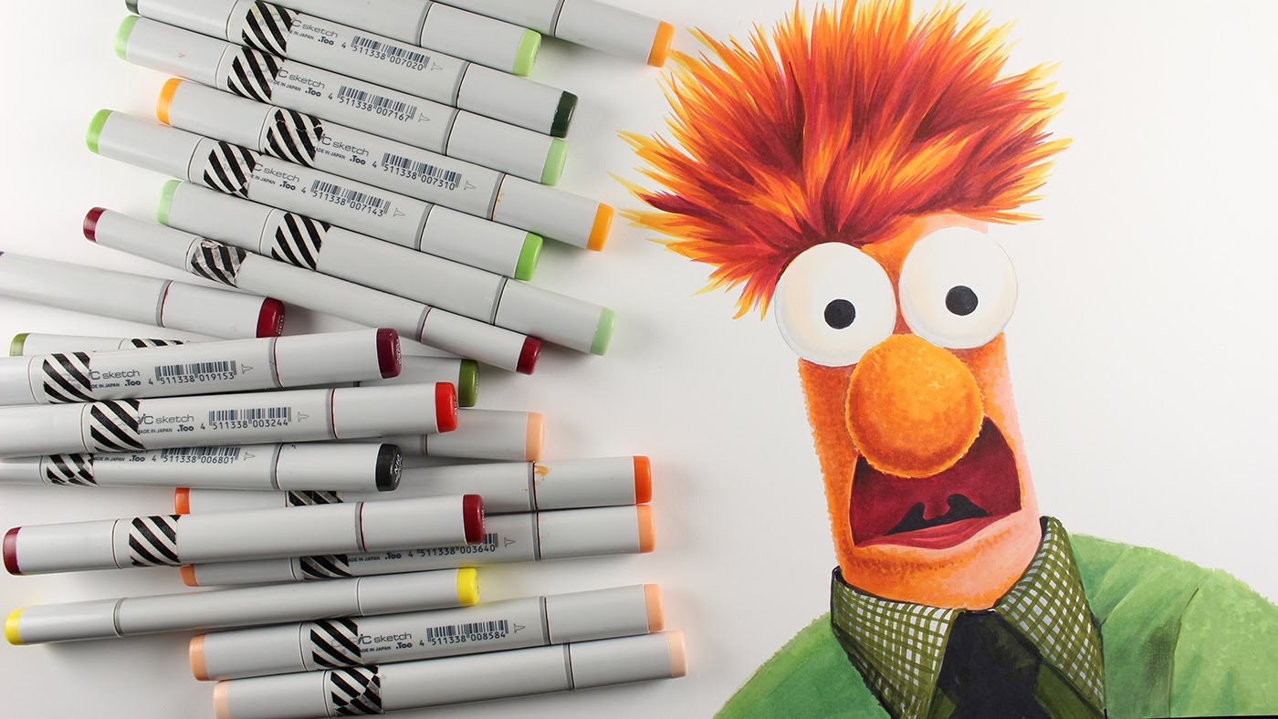 1400x788 Muppets Drawing Beaker!